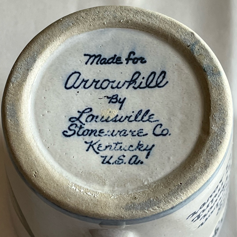VTG Louisville Stoneware Co. Pottery Pitcher Mint Julep Recipe 100th Derby EUC. - Picture 8 of 13